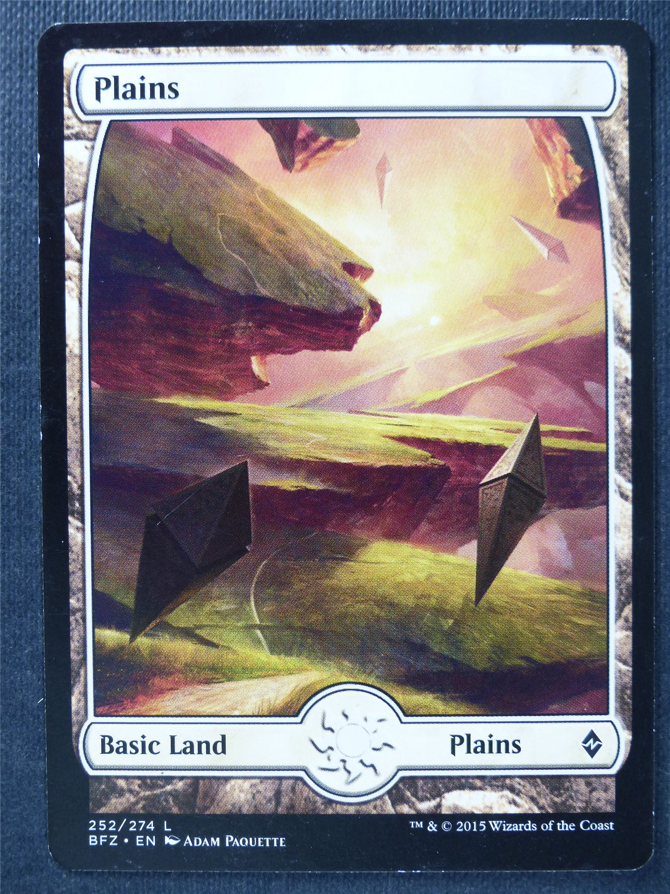 Plains 252/274 Full Art - Mtg Magic Cards #BB