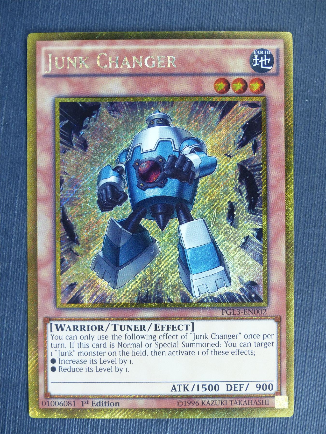 Junk Changer PGL3 Gold Rare - 1st ed - Yugioh Cards #26Y