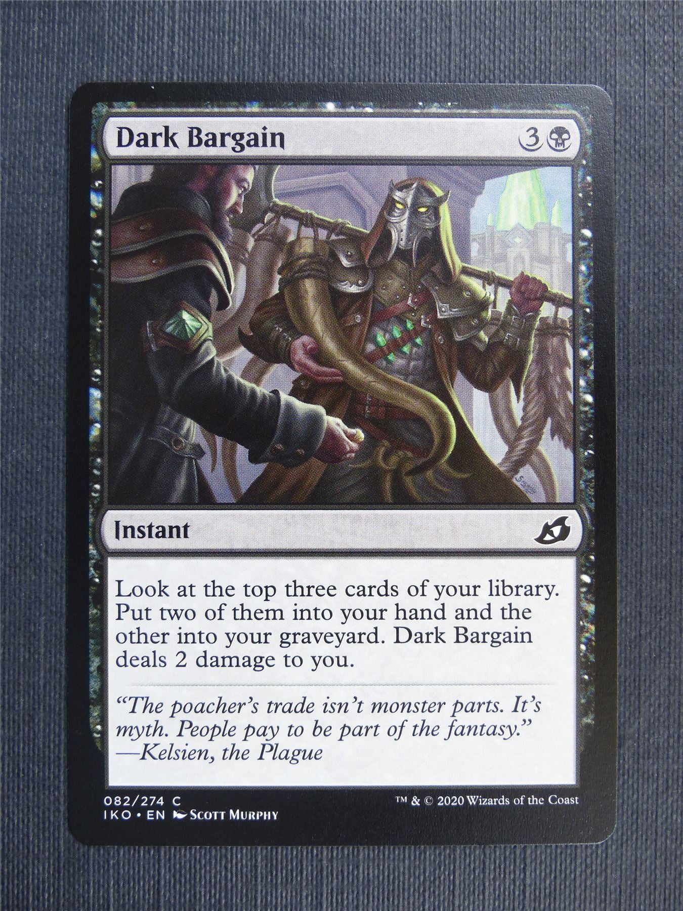 Dark Bargain - IKO Mtg Card