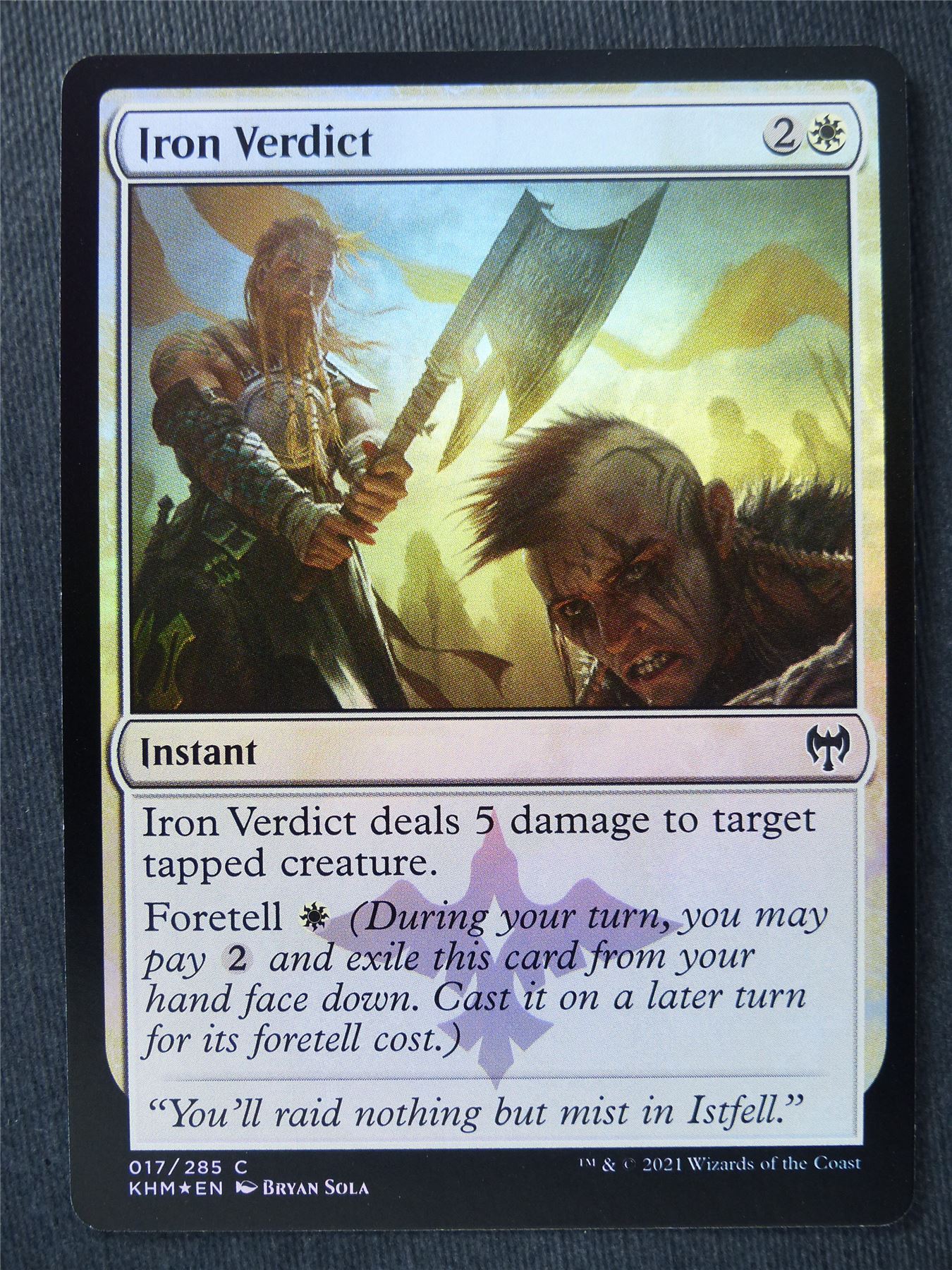Iron Verdict Foil - Mtg Magic Cards #XG