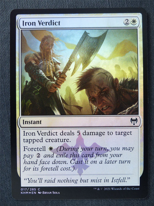 Iron Verdict Foil - Mtg Magic Cards #XG