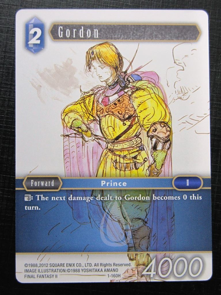 GORDON 1-160H - Final Fantasy Card # 3H83