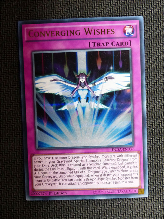 Converging Wishes - DUSA - Ultra Rare - Yugioh Card # 1J21