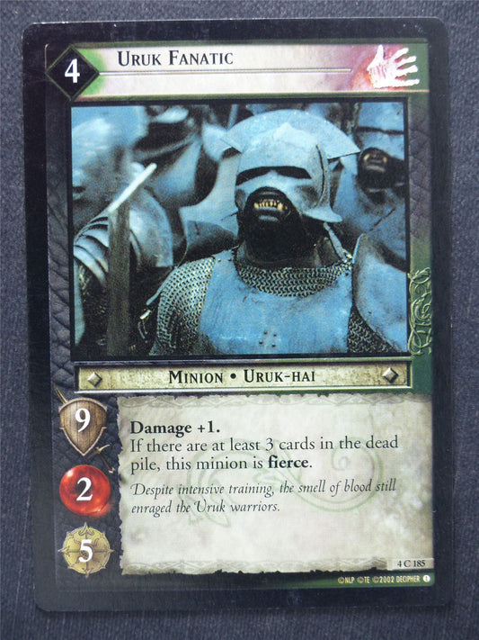 Uruk Fanatic 4 C 185 - LotR Cards #RC