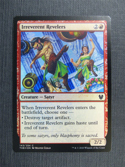 Irreverent Reveler Foil - Theros Collector Ed - Mtg Magic Cards #3N4