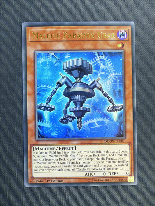 Malefic Paradox Gear DUOV Ultra Rare - 1st ed - Yugioh Cards #2XC