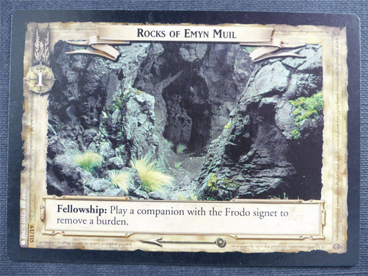 Rocks of Emyn Muil 6 u 115 - LotR Cards #2RG