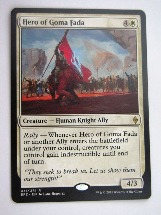 MTG Magic Cards: HERO OF GOMA FADA # B29