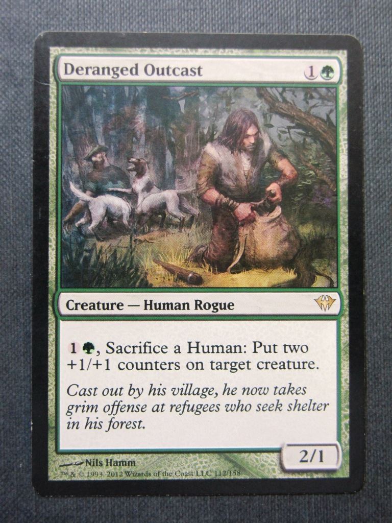 Deranged Outcast - Mtg Magic Cards #YJ