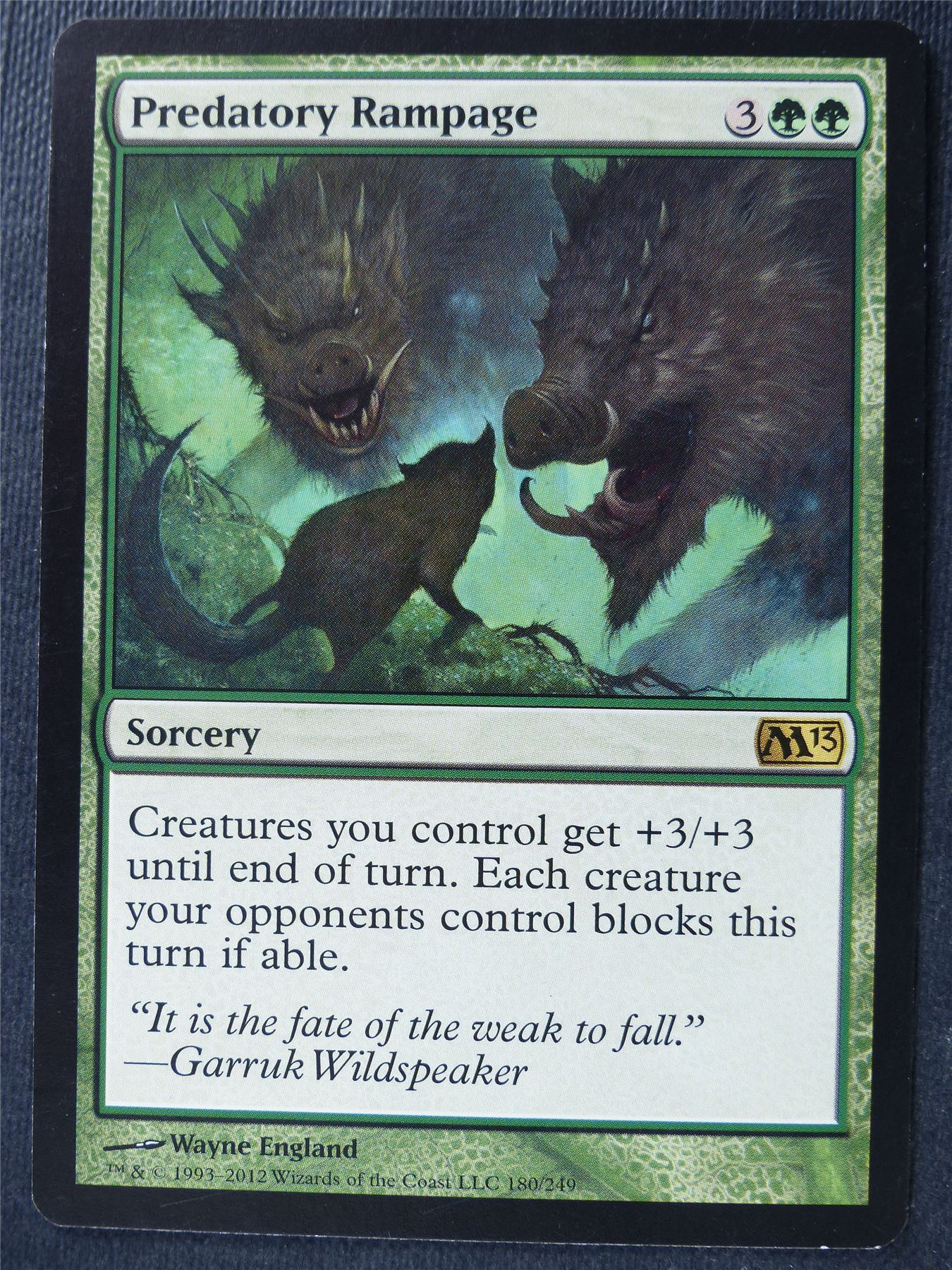 Predatory Rampage - Mtg Card #4RF