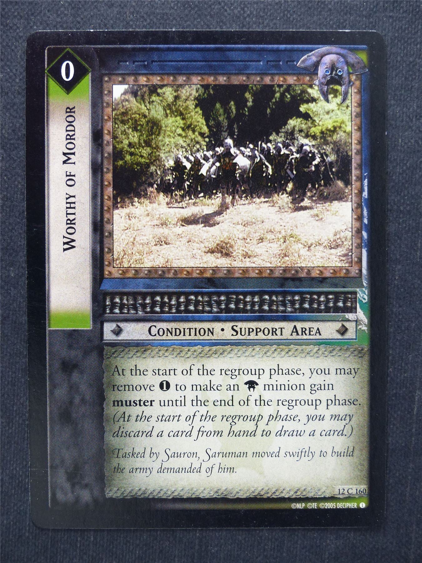 Worthy of Mordor 12 C 160 - LotR Cards #MG