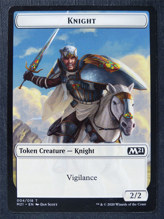 Knight Token - Mtg Magic Cards #PY