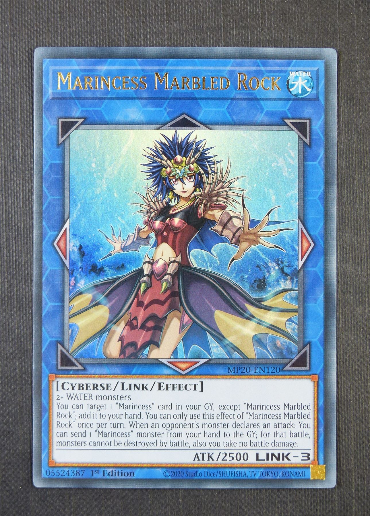 Marincess Marbled Rock MP20 1st Ed - Ultra Rare - Yugioh Card #7EQ