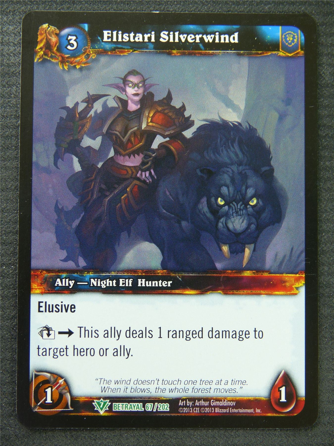 Elistari Silverwind - Uncommon - World Of Warcraft #1FB