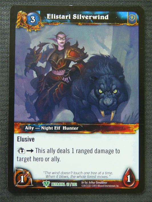Elistari Silverwind - Uncommon - World Of Warcraft #1FB