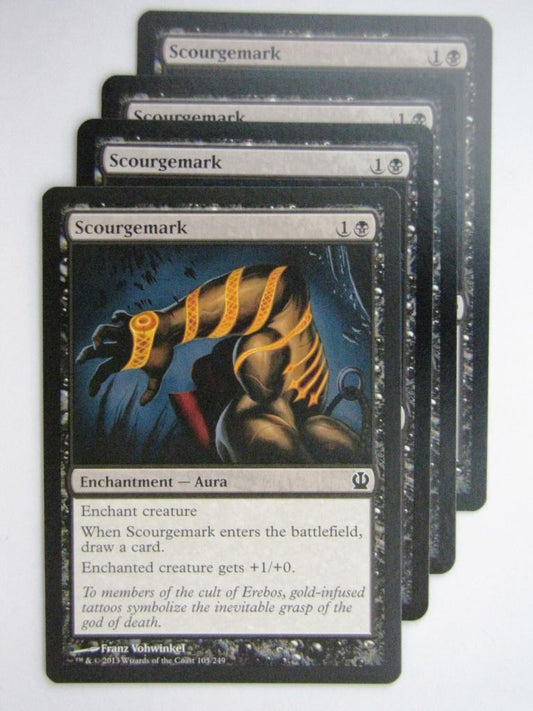 MTG Magic Cards: SCOURGEMARK x4 Theros playset # 24A2