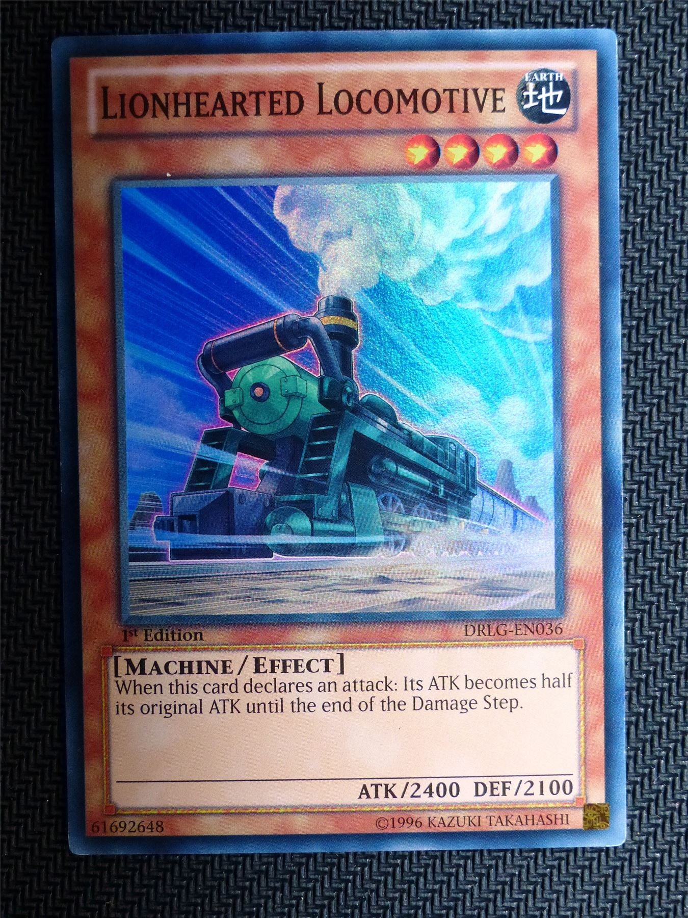 Lionhearted Locomotive -DRLG - Super Rare - Yugioh Card # 1D58