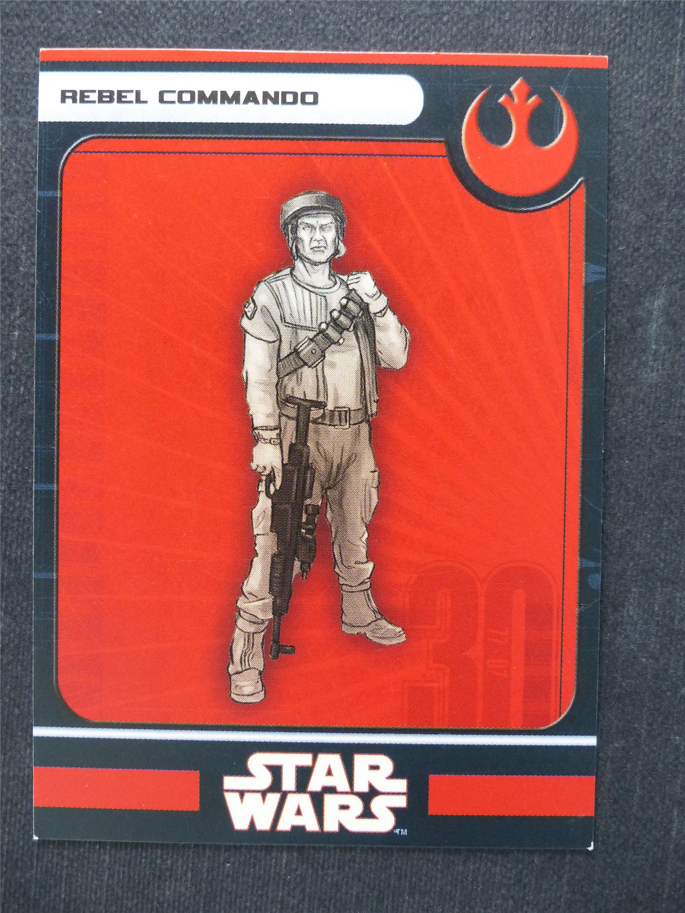 Rebel Commando 17/60 - Star Wars Miniatures Spare Cards #B0