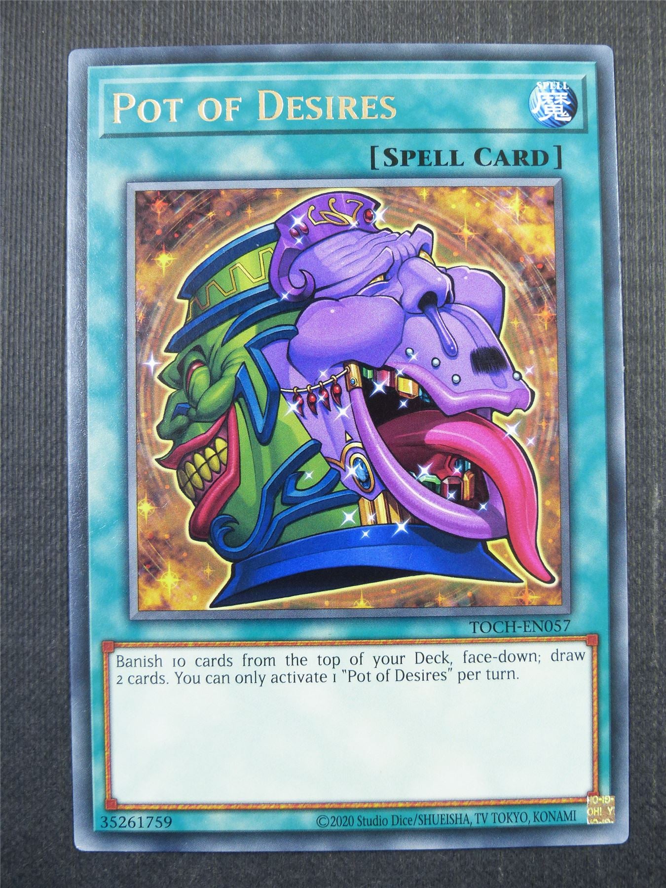 Pot of Desires TOCH Rare - Yugioh Card #3O3