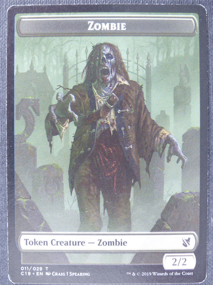 Zombie/Zombie Token - Mtg Magic Cards #WJ