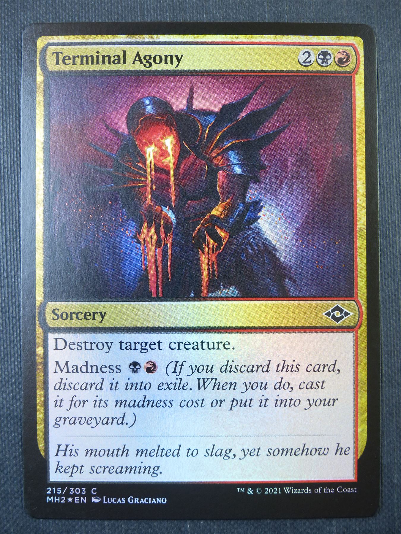 Terminal Agony Foil - Mtg Card #98I