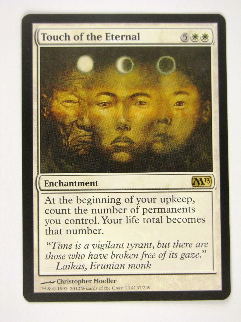 MTG played Cards: TOUCH OF THE ETERNAL # 13D46