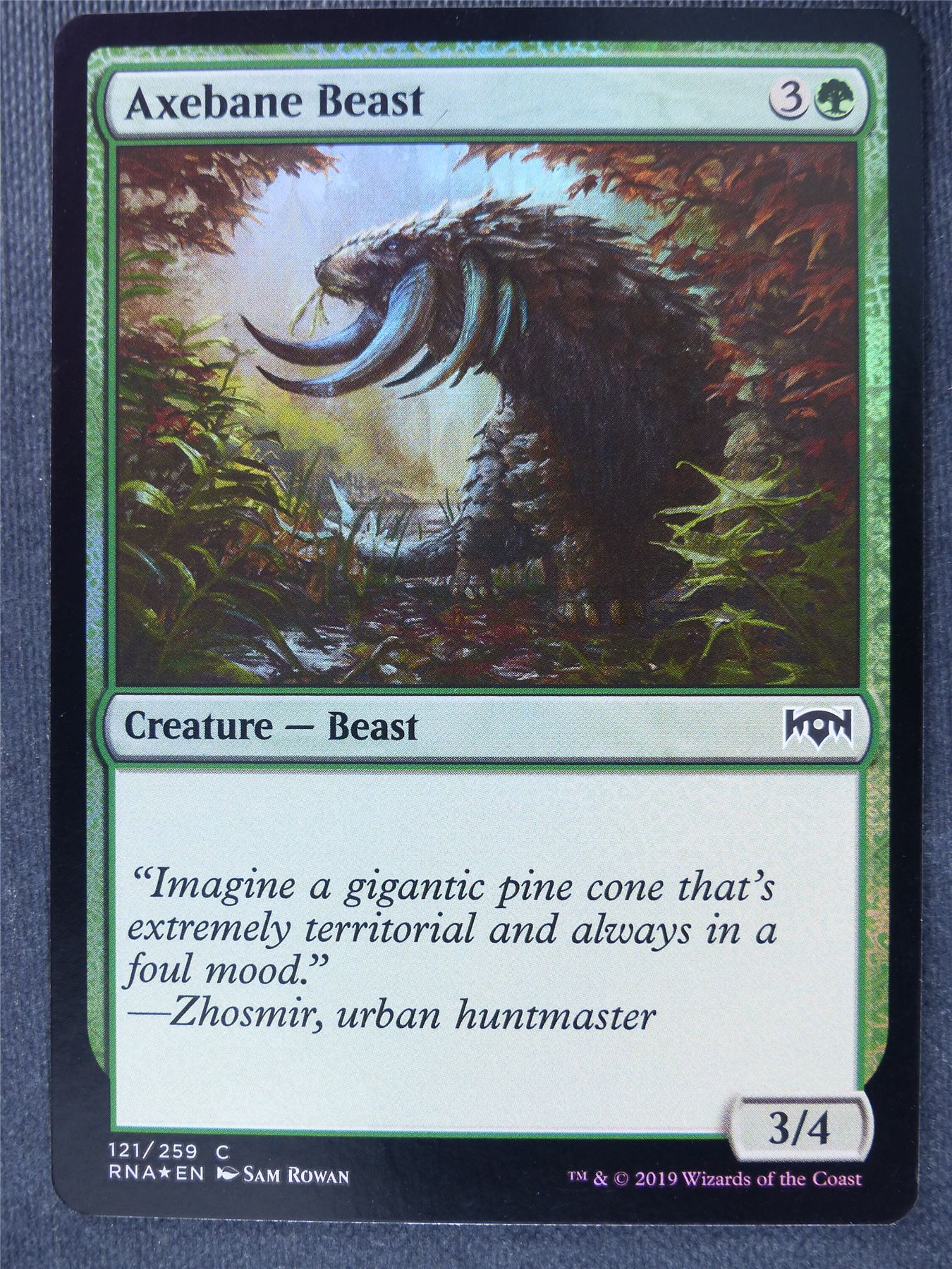 Axebane Beast Foil - Mtg Magic Cards #1WB