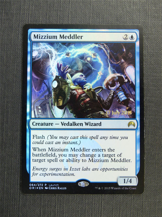 Mizzium Meddler Promo Foil - Mtg Magic Cards #4IJ