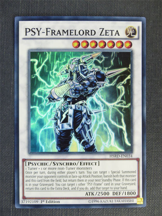 Psy-Framelord Zeta HSRD Super Rare - 1st ed - Yugioh Cards #2SR