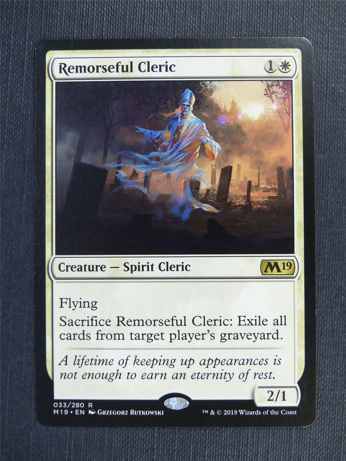 Remorseful Cleric - Mtg Magic Cards #3TG