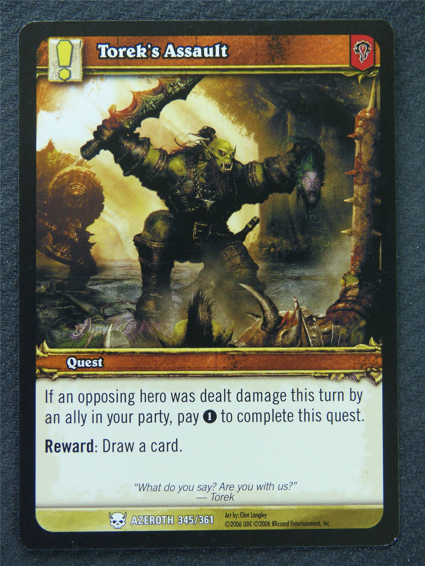 Toreks Assault - Common - World Of Warcraft #1D3