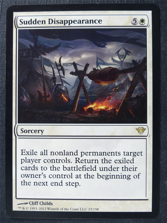 Sudden Disapprearance - Mtg Card #4RX