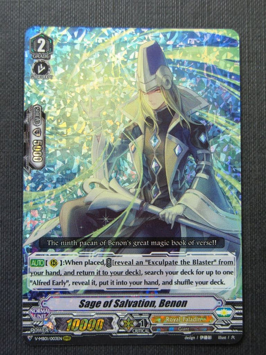 Sage of Salvation Benon V-MB01 RRR - Vanguard Cards # 4B84