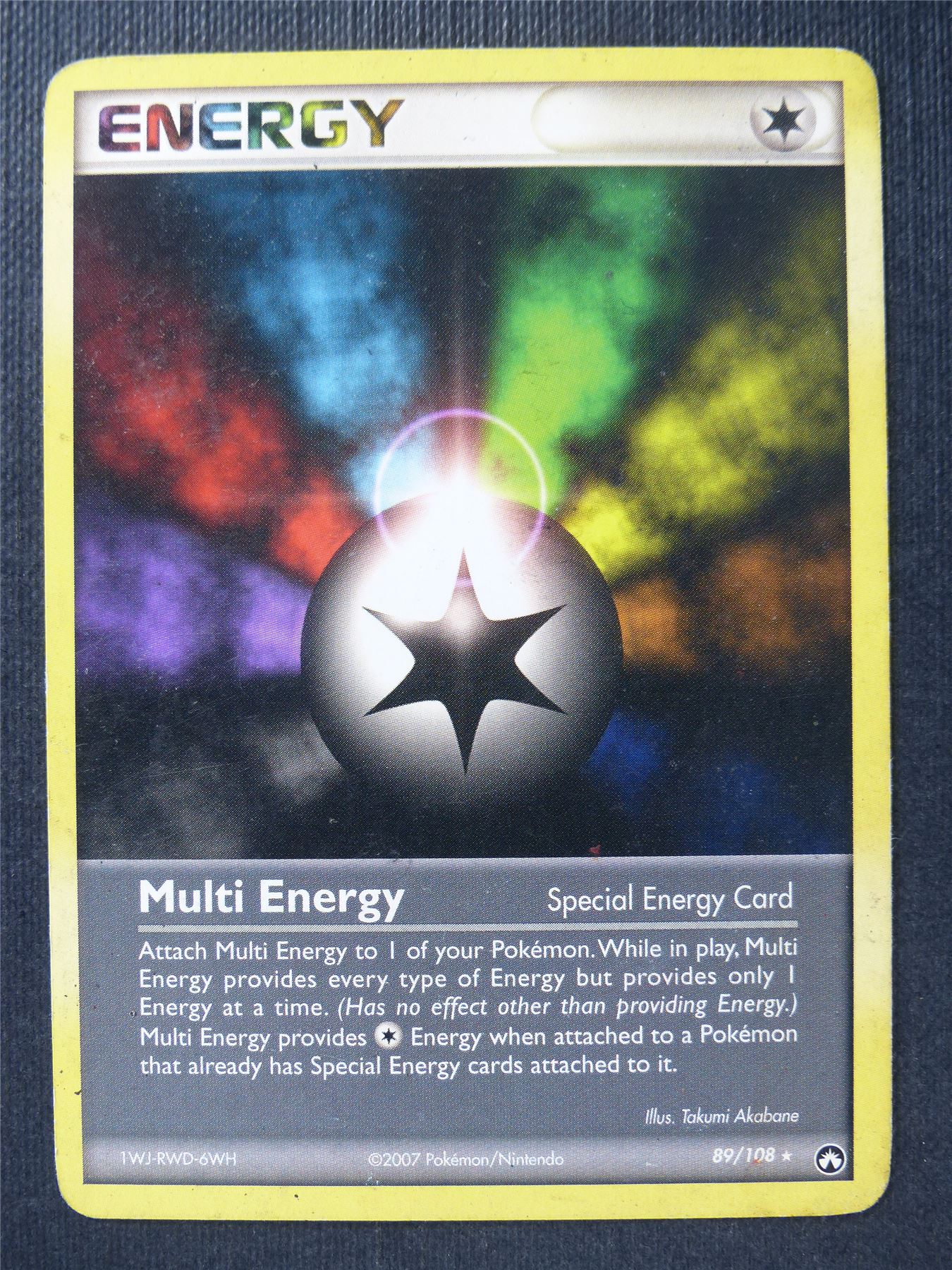 Multi Energy 89/108 played - Pokemon Card #3B3