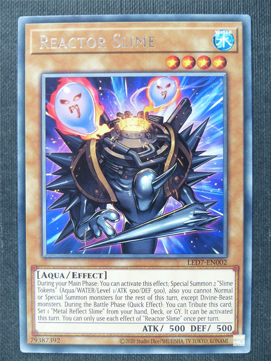 Reactor Slime LED7 Rare - 1st ed Yugioh Cards #36J