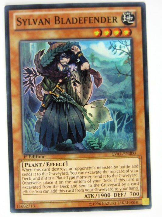 Yugioh Cards: SYLVAN BLADEFENDER LVAL SUPER RARE # 21G32