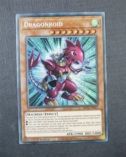 Dragonroid BROL Secret Rare 1st Ed - Yugioh Card #5DM