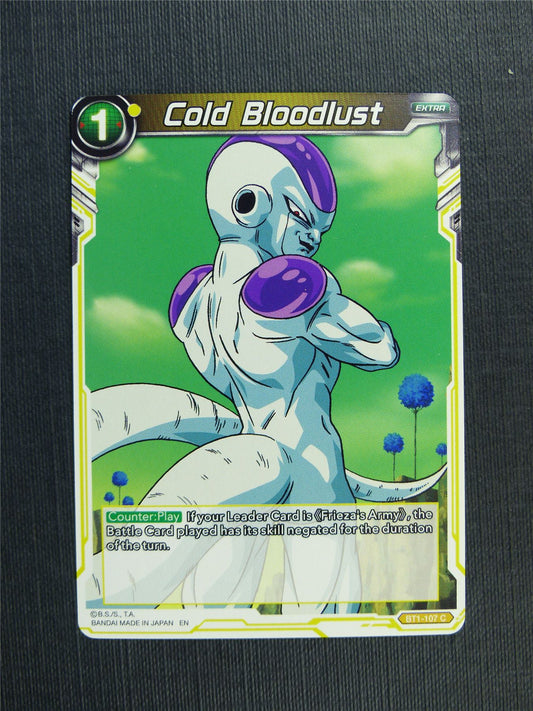 Cold Bloodlust C - Dragon Ball Super Cards #2RD