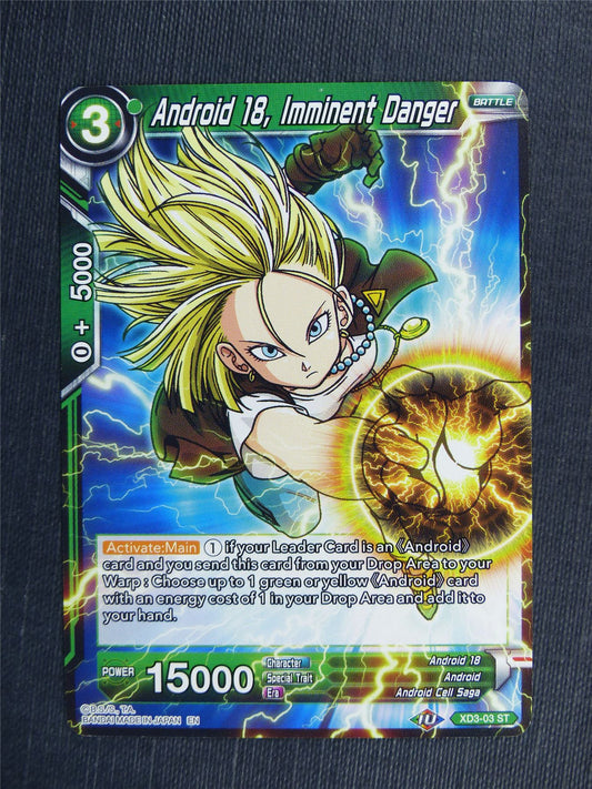 Android 18 Imminent Danger - Dragon Ball Super Cards #44I