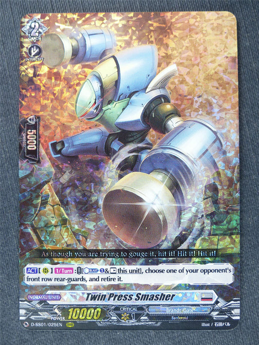 Twin Press Smasher D-SS01 RRR - Vanguard Cards #15U