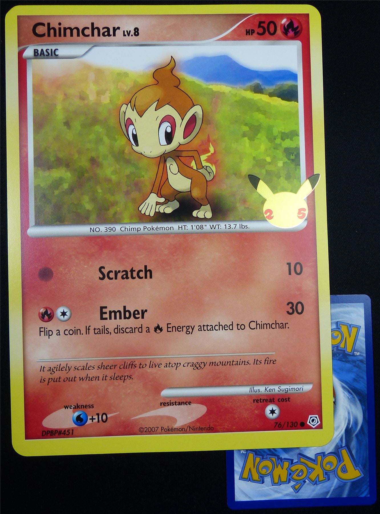 Chimchar 76/130 - Jumbo Pokemon Card #DG
