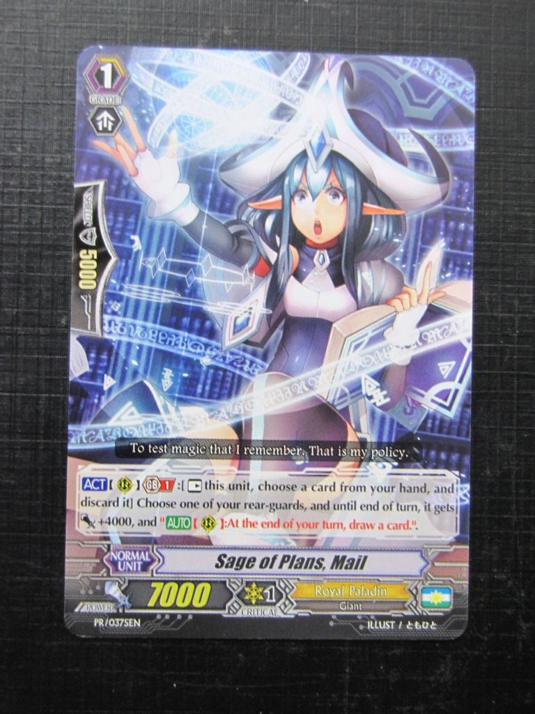 SAGE OF PLANS MAIL - Promo Vanguard Card # 3F99