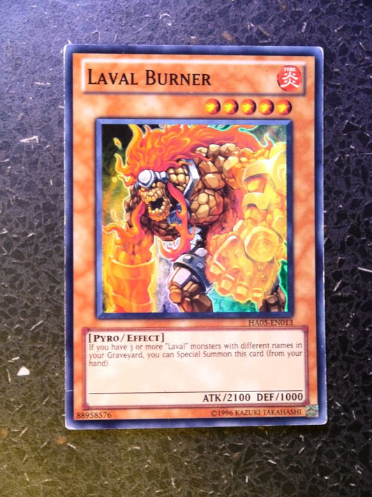 Yugioh Cards: LAVAL BURNER HA05 SUPER RARE # H6