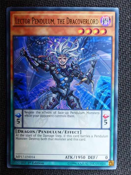 Lector Pendulum The Dracoverlord - MP17 - Ultra Rare - Yugioh Card # 1I87