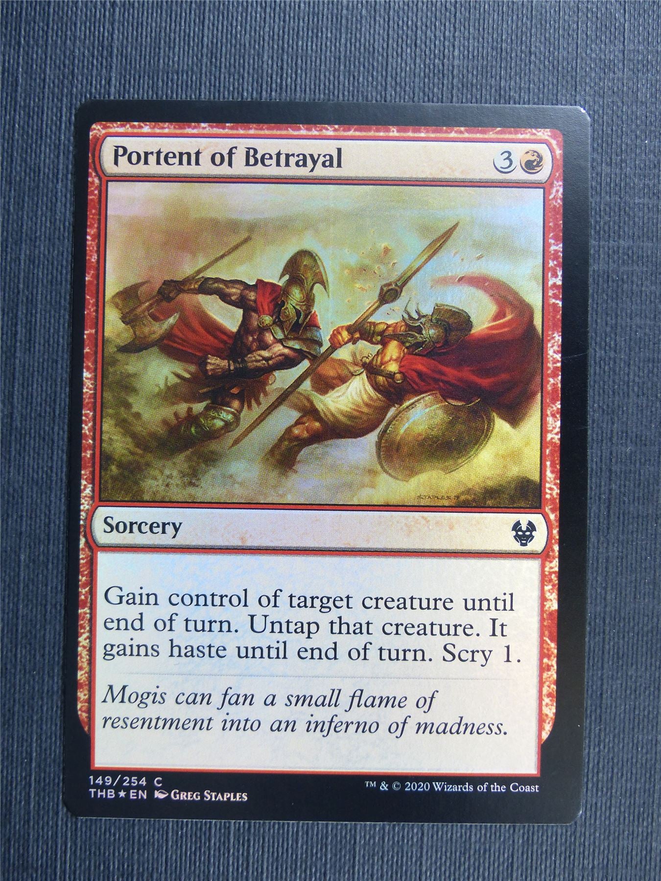 Portent of Betrayal Foil - Theros Collector Ed - Mtg Magic Cards #3MU