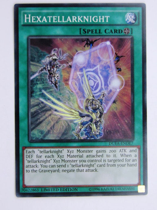 Yugioh Cards: HEXATELLARKNIGHT DUEA SUPER RARE # 28E68