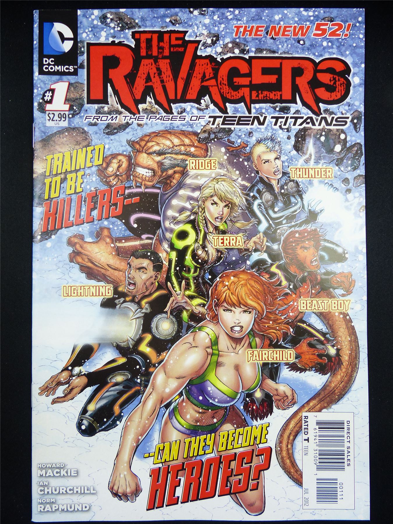 The RAVAGERS #1 - DC Comic #34X