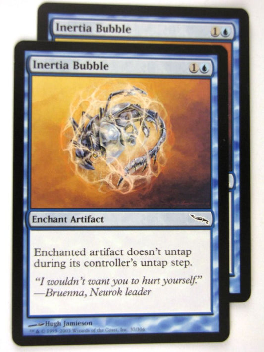 MTG Magic: the Gathering Cards: INERTIA BUBBLE x2: MRD