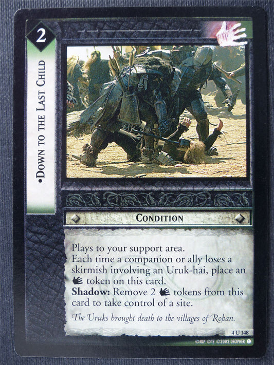 Down to the Last Child 4 U 149 - LotR Card #4B7