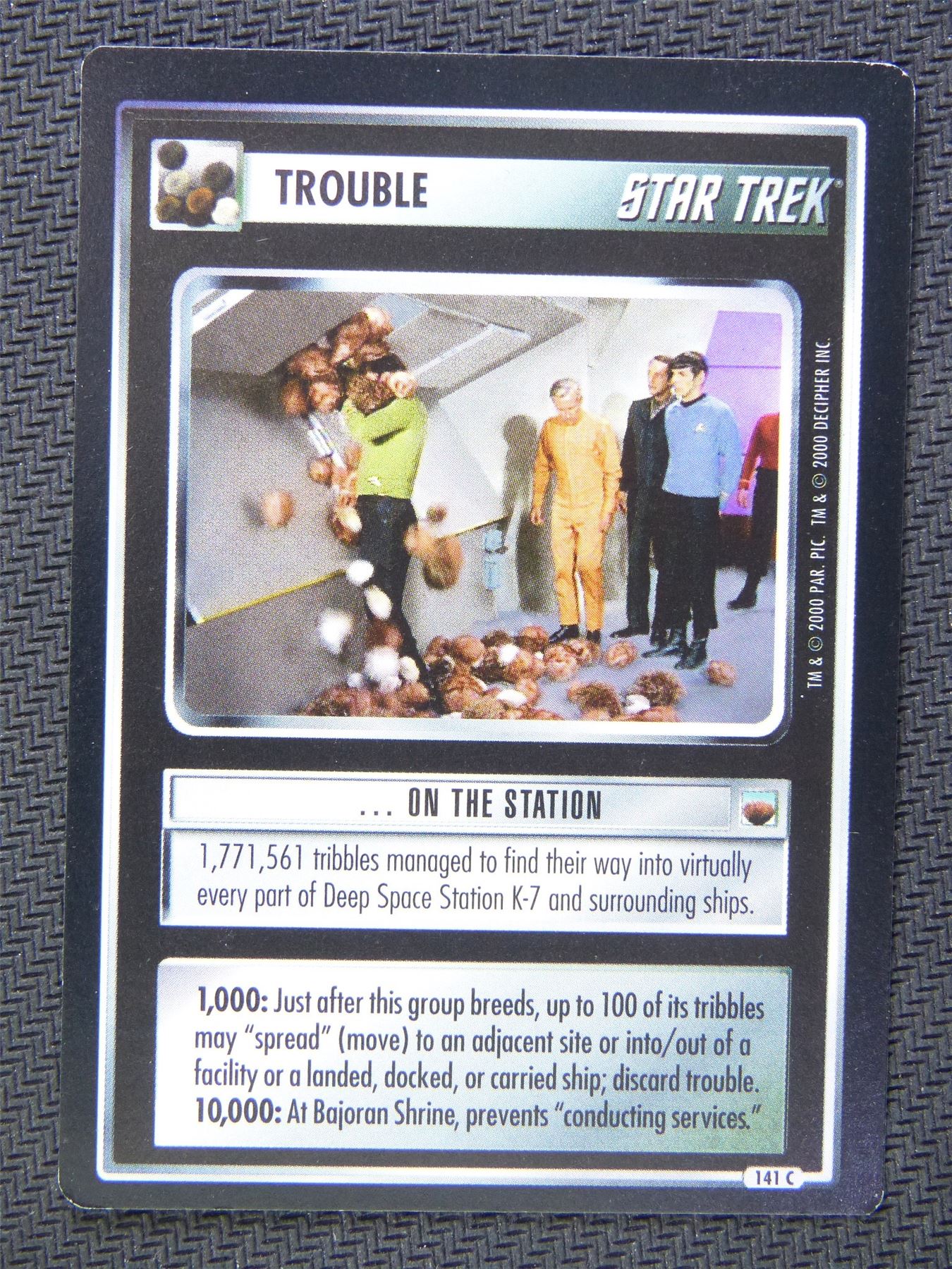 Trouble on the Station - Star Trek CCG #5BC